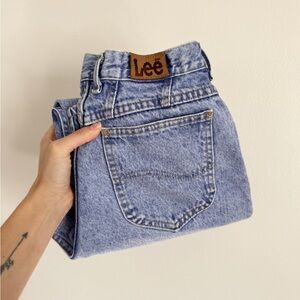 Vintage Lee Acid Wash Mom Jeans